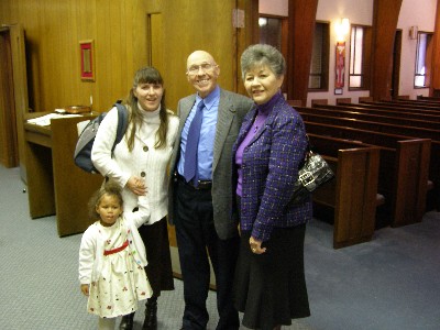 Pastor Curtis & Elaine Patterson with Julie and Aden Tyson